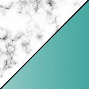ABSTRACT MODERN TEAL GREEN MARBLE